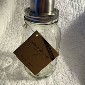 Mason Shaker - Silver and Clear